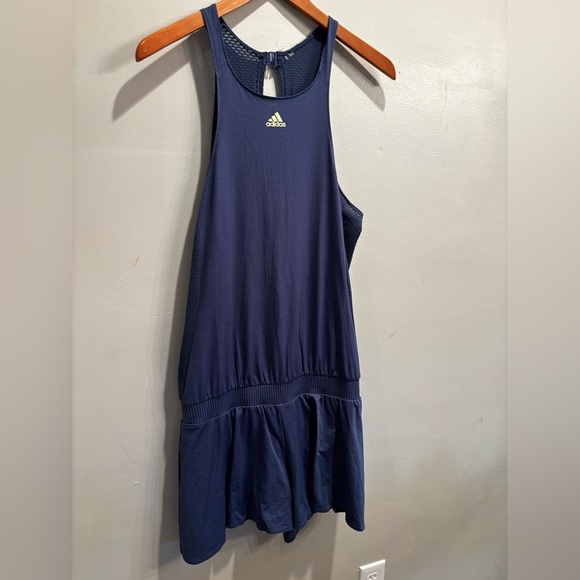 Adidas romper  Dark Blue climacool athletic athleisure tennis prep gold exercise - Picture 1 of 14